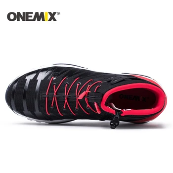 Onemix veikia batų vyrai ar moterys, aukšto viršų sportbačiai Pora lauko vaikščiojimo batai kelionėse sneaker vyrai Nemokamas pristatymas