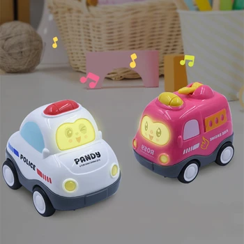 Originali Kūdikių Riki Vaikų Žaislas Automobilis Mini Garso Efektą, Inercinė Transporto priemonės Ricky Kūdikių Švietimo Ankstyvos Vaikystės Žaislas Automobilis Kūdikių Dovanų