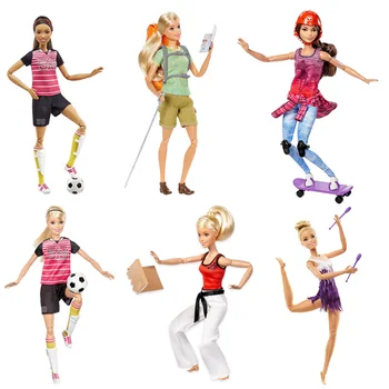 Originalias Barbie Lėlės Pagamintos Judėti 22 Sąnarių Sujungtas Athelete Lėlės Vaikams Originali Barbie Lėlės, Žaislai Mergaitėms