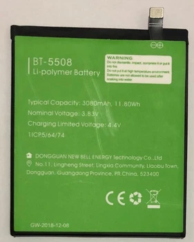 Originalios Atsarginės BT-5508 Leagoo T8S Baterija 3080mAh Už Leagoo T8s Smart Mobilųjį Telefoną BT-5508