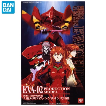 Originalus BANDAI 1:100 Gundam HG EVA 02 Ver. NUSTATYTI Evangelion Anime Surinkti Robotas Modelis Veiksmų Skaičius, Vaikų Žaislai, Kalėdų Dovana