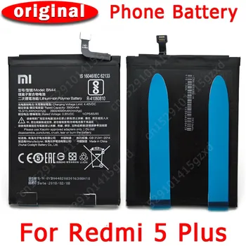 Originalus Baterijos Xiaomi Redmi 5 Plius BN44 3900 mAh Li-ion Bateria Pakeitimo Atsarginės Dalys