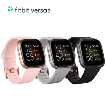 Originalus Fitbit Versa 2 Smart Žiūrėti Sveikata ir Fitnes Smartwatch su Širdies ritmo, Muzikos, Alexa Built-in, Miego ir Plaukti Stebėjimą