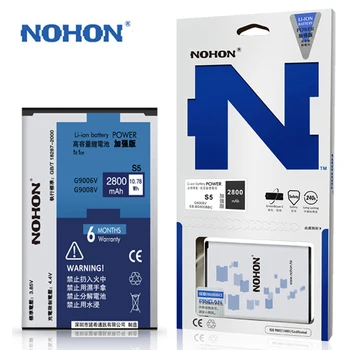 Originalus NOHON EB-BG900BBC Baterijos Samsung Galaxy S5 SV S 5 V I9600 i9602 i9605 G900F G900S G900T G900H G900I G900J Sandėlyje