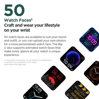 Originalus Pasaulio Amazfit Pvp U Pro Smartwatch 1.43 colio 50 Žiūrėti Veidus Spalvų Ekrano GPS Smart Watch 