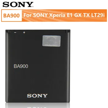 Originalus SONY BA900 Baterija Sony Xperia E1 GX TX LT29i TAIGI-04D S36H ST26I C1904 C2105 BA900 Pakeitimo Telefono Akumuliatorius 1700mAh