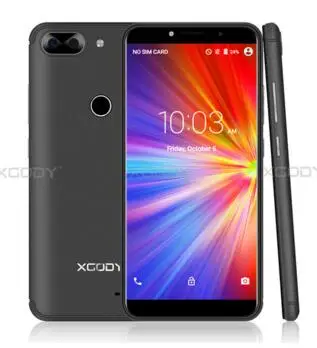 Originalus XGODY D27 telefono baterijos 2500mah 3.8 V XGODY D27 Android 7.0 5.5 Colių Ekranas telefonas-nemokamas pristatymas