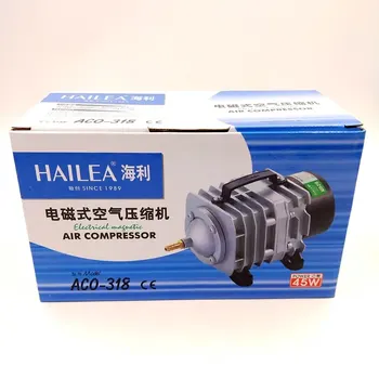 Oro kompresorius, siurblys HAILEA ACO-318 CE 45W 220V 50HZ laser cutting machine pjovimo staklės 2030 4040 4060 desktop mini aukštos kokybės