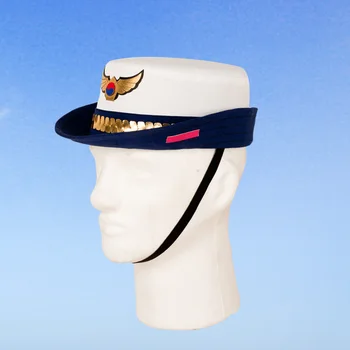 OW Cosplay Skrybėlę Žaidimas D. Va Offier Cosplay Skrybėlę Priedai Hanna Daina Moterims Policijos Uniformą Skrybėlę Moterų Kepurė Hat L0516