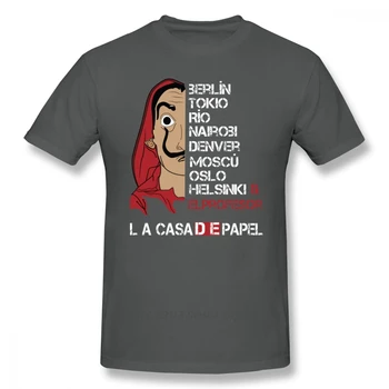 Paco Marškinėliai LA CASA DE PAPEL DALYVIAI LACASA DE PAPEL AKTORIUS La Casa De Papel TV Serialas T-Shirt 3xl Classic Tee Marškinėliai Marškinėlius