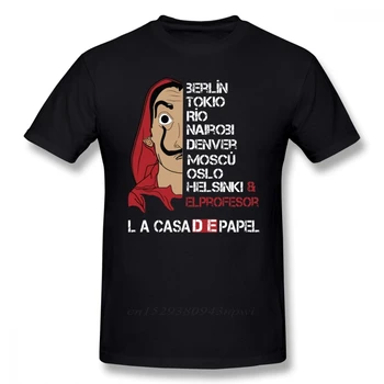 Paco Marškinėliai LA CASA DE PAPEL DALYVIAI LACASA DE PAPEL AKTORIUS La Casa De Papel TV Serialas T-Shirt 3xl Classic Tee Marškinėliai Marškinėlius