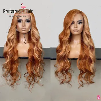 Pageidaujamas Pelenų Blond Pabrėžti Perukas Fortepijono Spalvos, Skaidrus Nėriniai Perukai Prieš Plcued Remy Nėriniai Priekiniai Žmogaus Plaukų Perukai Moterims