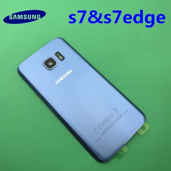 Pakeitimo Originalus, naujas Galinis Skydelis Baterija Stiklo užpakalines Duris Padengti Samsung Galaxy s7 G930 S7 krašto G935 G935F/A/P/T+įrankio