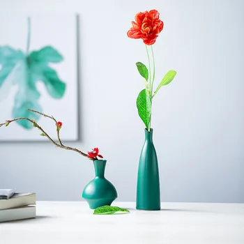Paprasta Šiaurės stiliaus Mini Gėlių Krepšelis Gėlių vaza Origami Plastikinė Vaza, Butelis Imitacija Keramikos Vazonas Apdaila Namo