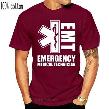 Paramedic Emt Greitosios Medicinos Pagalbos Technikas Cpr Vadovas T-Shirt Dvipusės Spausdinti 2019 Mados Medvilnės Atsitiktinis O Kaklo Viršūnes Marškinėliai