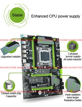 Parduodama brand plokštė su dviguba M. 2 lizdas HUANANZHI X79 Pro motininė plokštė bundle CPU Intel Xeon 