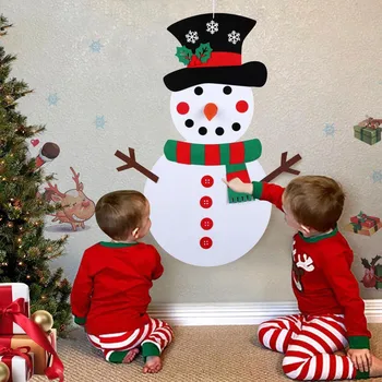 PASIDARYK pats Jaučiau, Sniego senį, Kalėdų Eglučių Papuošalai Naujųjų Metų Dovana su Kalėdų Papuošalų Durų Sienos Kabo Navidad Vaikams, Žaislai