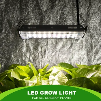 Patalpų 800W LED Grow Light Fito Lempa viso Spektro Raudona Mėlyna Balta Lempa Augalų Auga Palapinė Led Šviesos Tinka Visiems Etape Augalų