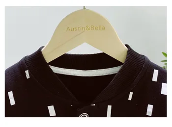 Pavasario 2021 Naujas Medvilnės Baby Mergaičių Paltai Modelis Atspausdintas Unisex Kūdikių Berniukų Striukė, Megztinis, Vaikams, Vaikų Drabužiai Rudens Outwear