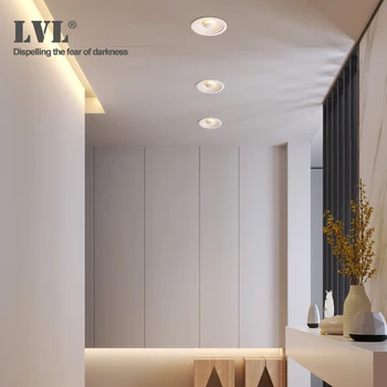 Paviršiaus Sumontuoti LED Downlight Gyvenimo kambario, Miegamasis, Virtuvė, Koridorius, Vonios kambarys, AC 85v-265v Anti akinimo Embedded Vietoje šviesos
