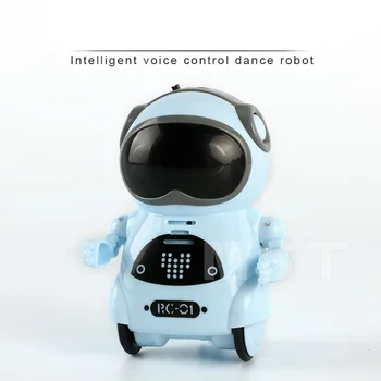 Pažangi Mini Pocket Robotas Interaktyvaus Dialogo Balso Atpažinimo Įrašyti Kartoti Vaikščioti, Dainuoti, Šokti Pasakoja Istoriją Žaislai, Su Šviesos