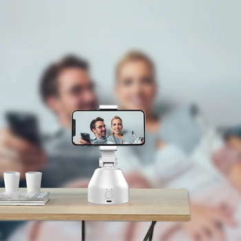 Pažangi Selfie Fotografavimo Gimbal 360 Auto, Veido Sekimo Telefono Turėtojas 360 Selfie Stick Vlog Įrašą 