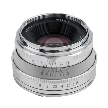 Pergear 25mm f1.8 Vadovo Premjero Objektyvas Visiems Vienos Serijos Fujifilm Sony E-Mount & Micro 4/3 Fotoaparatai A7 A7II A7R XT3 XT20