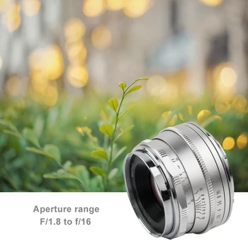 Pergear 25mm f1.8 Vadovo Premjero Objektyvas Visiems Vienos Serijos Fujifilm Sony E-Mount & Micro 4/3 Fotoaparatai A7 A7II A7R XT3 XT20