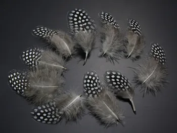 Perlinių vištų plunksnų kailį ant nugaros šunys Skristi susiejimas medžiagos Vertus Pasirinktą, 4.5-6.5 cm ,gauti 9 Spalvos