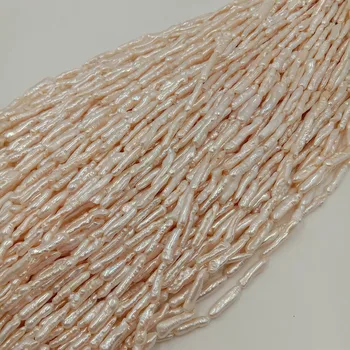 Perlų karoliukai, 16 colių BIWA gėlavandenių perlų karoliukus, pobūdžio gėlavandenių perlų su dantų krapštuką formos-mini perlas ,12-33 mm ilgio .