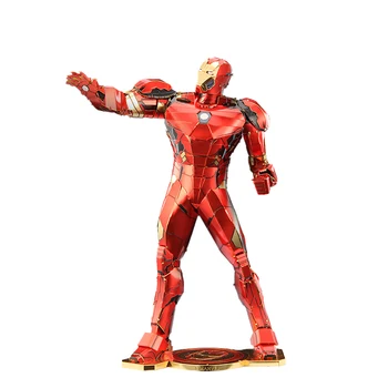 Piececool Raudona Super herojus Modelis rinkiniai 3D metalo įspūdį lazerio pjovimo Pjūklelis 