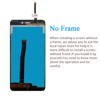 PINZHENG Telefono LCD Xiaomi Redmi 4A Ekranas Jutiklinis Ekranas skaitmeninis keitiklis Pakeitimo Ekrano Redmi 4A LCD Ekranas Su karkasu