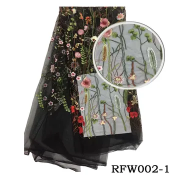 Populiariausių Afrikos nėrinių Audinio Elegantiška prancūzų nėrinių Audinio kaimo stiliaus Gėlių akių raiščių audinių drabužių 5 metrų RFW002