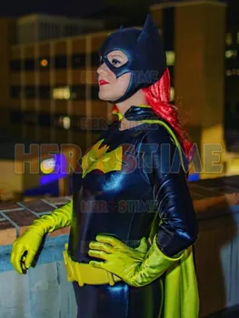 Populiarių Naujų Batgirl Moterų Supermeno Kostiumas Blizga Metalo Batwoman Cosplay Kostiumas Moterys/Merginos/Mergina/Moteris