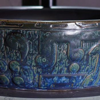 Porceliano Meno Vonios Kriaukle Lavabo Praustuvas Kriaukle skaitiklis viršuje, vonios kriaukle keraminės kriauklės