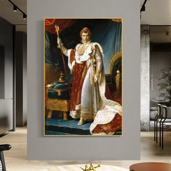 Portretas Napoleonas Europos Audito Naftos Paveikslų Spausdinimas Ant Drobės Meno Plakatų, piešinių Ir Spaudinių Klasikinio Napoleonas Meno Nuotraukas Cuadro