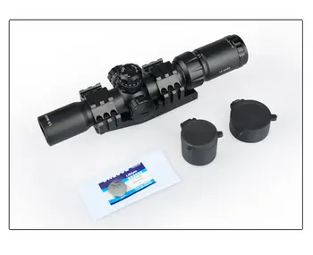 PPT priedai Taktinis airsoft riflescopes optinį taikiklį 1.5-4X30 medžioklės uoksai oro ginklą, medžioklės GZ1-0246