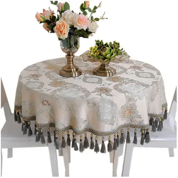 Prabangių namų apvali staltiesė, Europos kavos stalo staltiesė, stačiakampio formos staltiesė