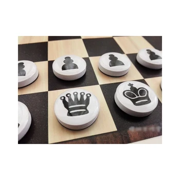 Prabangus Magnetinis EVA Kieto Plastiko Šachmatų Rinkinį Nešiojamų Geležies Diskelį vaikų Dovanų Įspūdį Klijuoti Prie Sienos, stalo Žaidimai