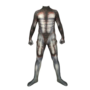 Predator Superhero Cosplay Kostiumų Jumpsuits Kostiumas Zentai Bodysuit Kostiumas Lycra Spandex Halloween kostiumai Suaugusiems Vaikams