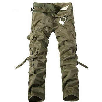 Prekės Karinių Krovinių Kelnės Vyrams Multi-Pocket Kietas Bendras Vyrų Lauke Ilgos kelnės vyrams Aukštos Kokybės Tactical Kelnes