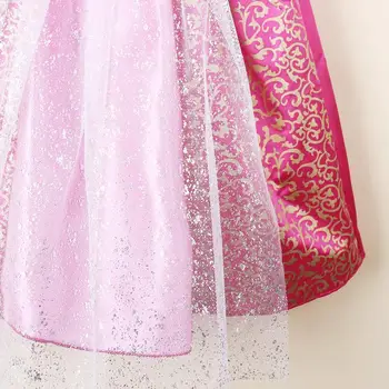 Princesė Belle&Rapunzel elegantiška suknelė mergaitėms cosplay šalis suknelė populiarus kamuolys suknelė
