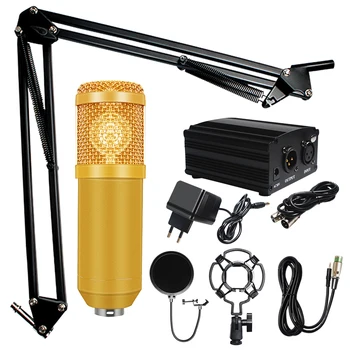 Profesinės microfone BM 800 Karaoke Mikrofonas Kondensatoriaus Mikrofonas Rinkiniai Rinkinio Mikrofonas Kompiuterio Įrašymo Studijoje