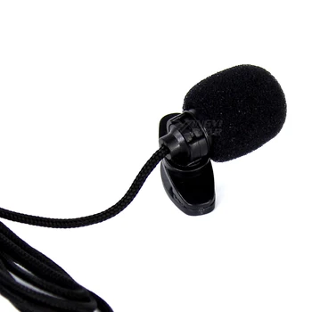 Profesinės Microfone Lapela prisegamas Lavalier Microphone 3.5 mm aklė Atvartas Mic Mike Skirtas DSLR Fotoaparatas UHF Belaidžio ryšio Sistemos