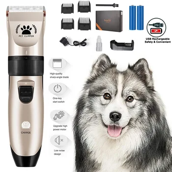Profesinės šunelis Plaukų Žoliapjovės USB Elektros Gyvūnų Viliojimo 