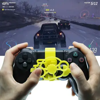PS4 Patobulintas Žaidimų Lenktynių Rato , 3D Atspausdintas Mini Vairas pridėti Playstation 4 PS4 Dualshock 4 Valdytojas