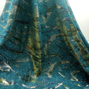 Putojantis šalis dekoro Cosplay blizga audinio su blizgučiai milteliai Bling mirguliavimas šokių suknelė Kompozicinės medžiagos 50cm*145cm
