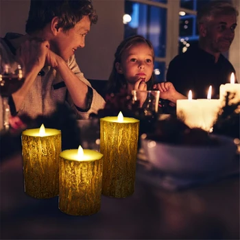 Pušis Sūpynės Elektroninė Žvakė LED Atostogų Žvakė Gimtadienio vakarėlis, Žvakių Šviesa, Vestuvių Elektroninių Žvakių Šviesos Elektroninių Gali
