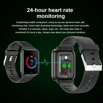 Q9T Smart Apyrankę Smartwatch Kūno Temperatūra Atnaujinimo dažnis, Kraujo Spaudimas Kraujo Deguonies, Stebėti Kelio Judėjimo Vandeniui