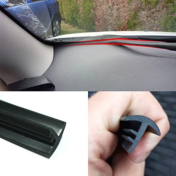 QCBXYYXH Automobilių stiliaus Gumos Anti-Triukšmo garso izoliacija apsauga nuo dulkių Automobilio prietaisų Skydelyje priekinio Stiklo Sandarinimo Juostų Tinka Lada Vesta-2018